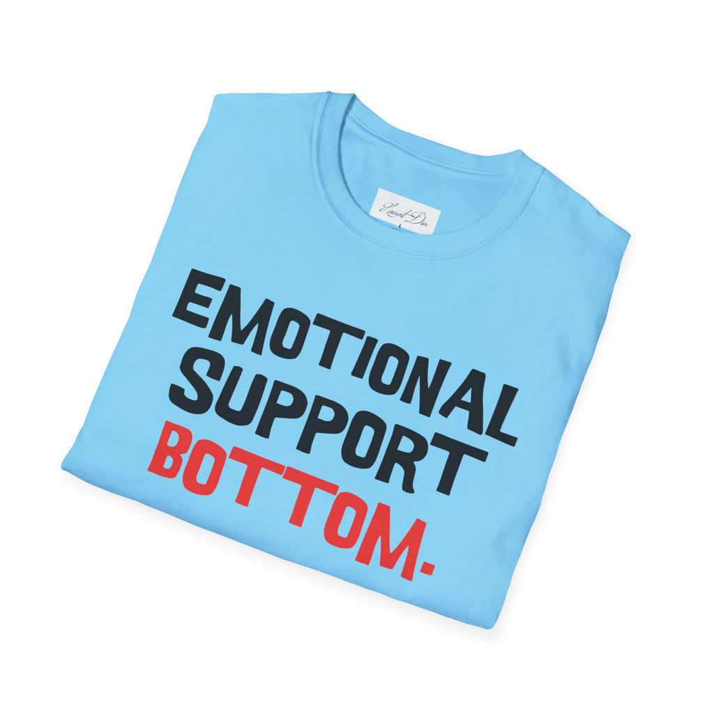 Emotional Support Bottom T-Shirt — Funny LGBTQ+ Pride Gay Tee