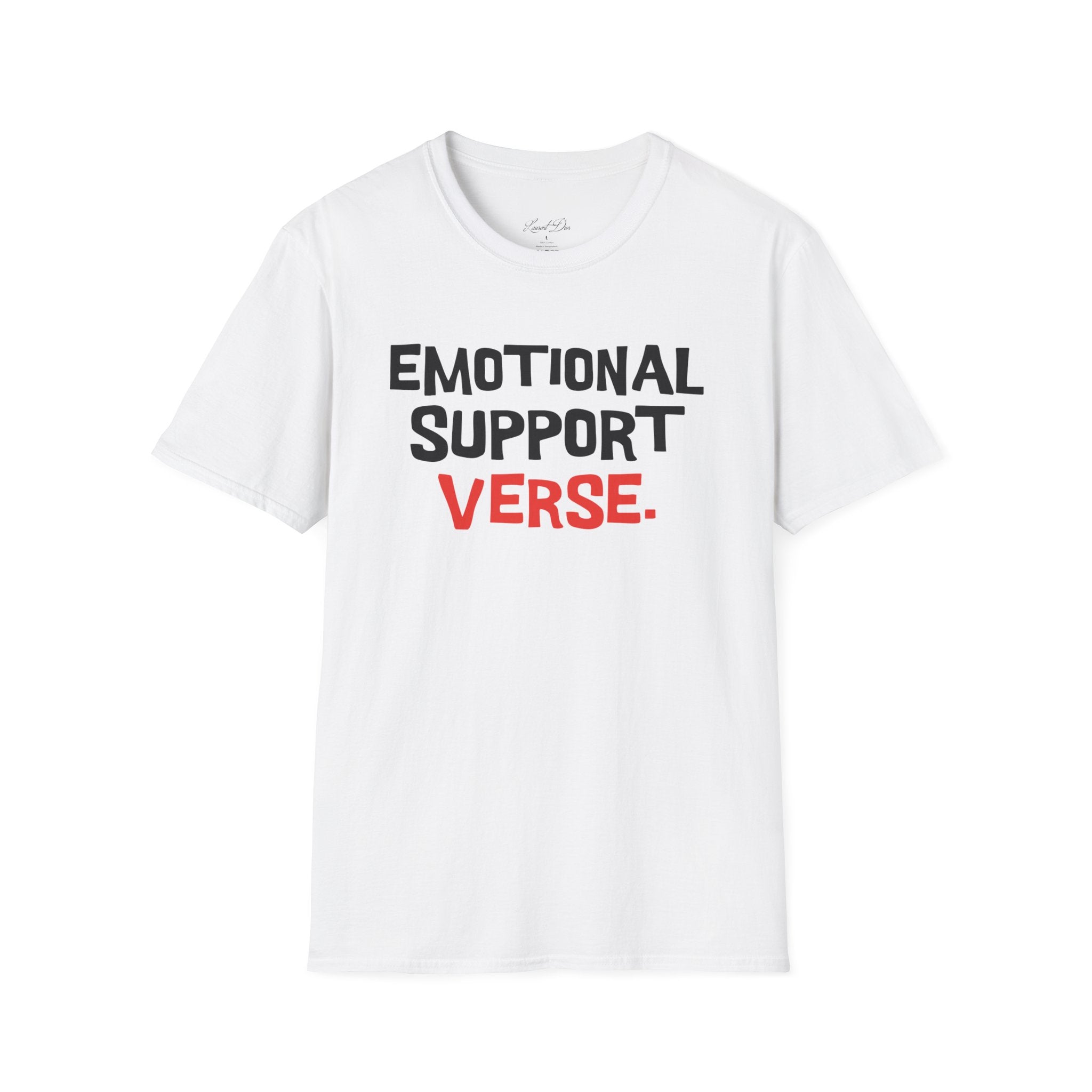Emotional Support Verse T-Shirt — Funny Poetry Lover Tee