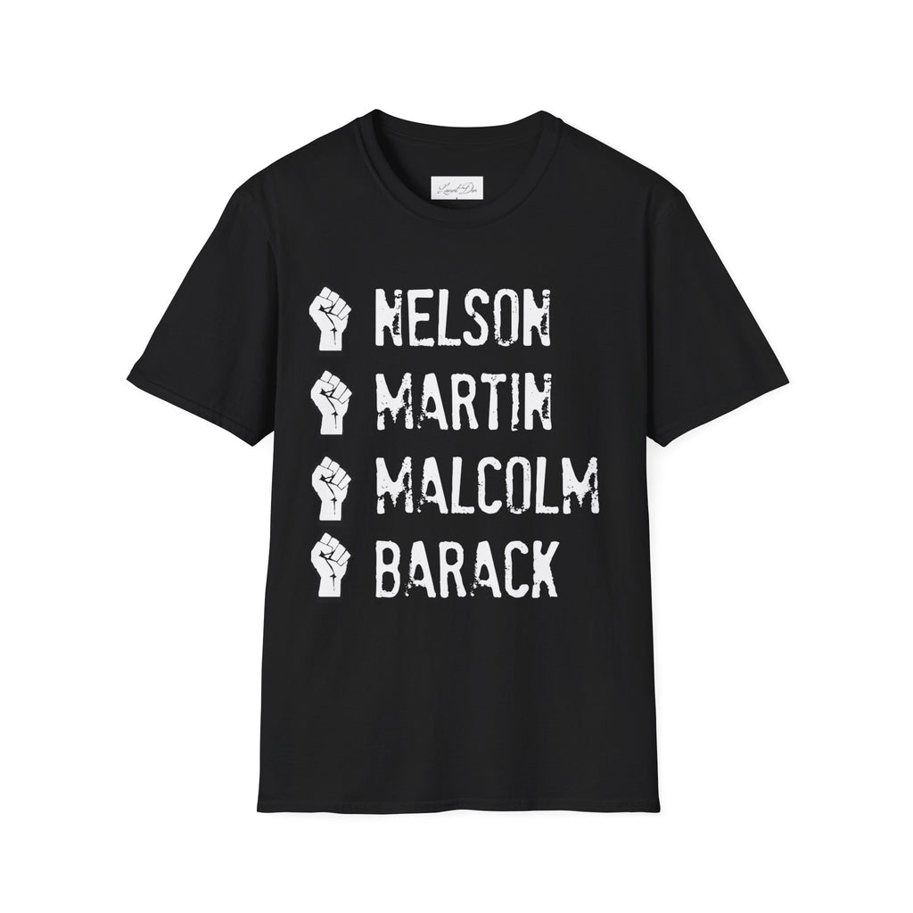 Black Leaders Unisex T-Shirt: Strong Black Men Leaders