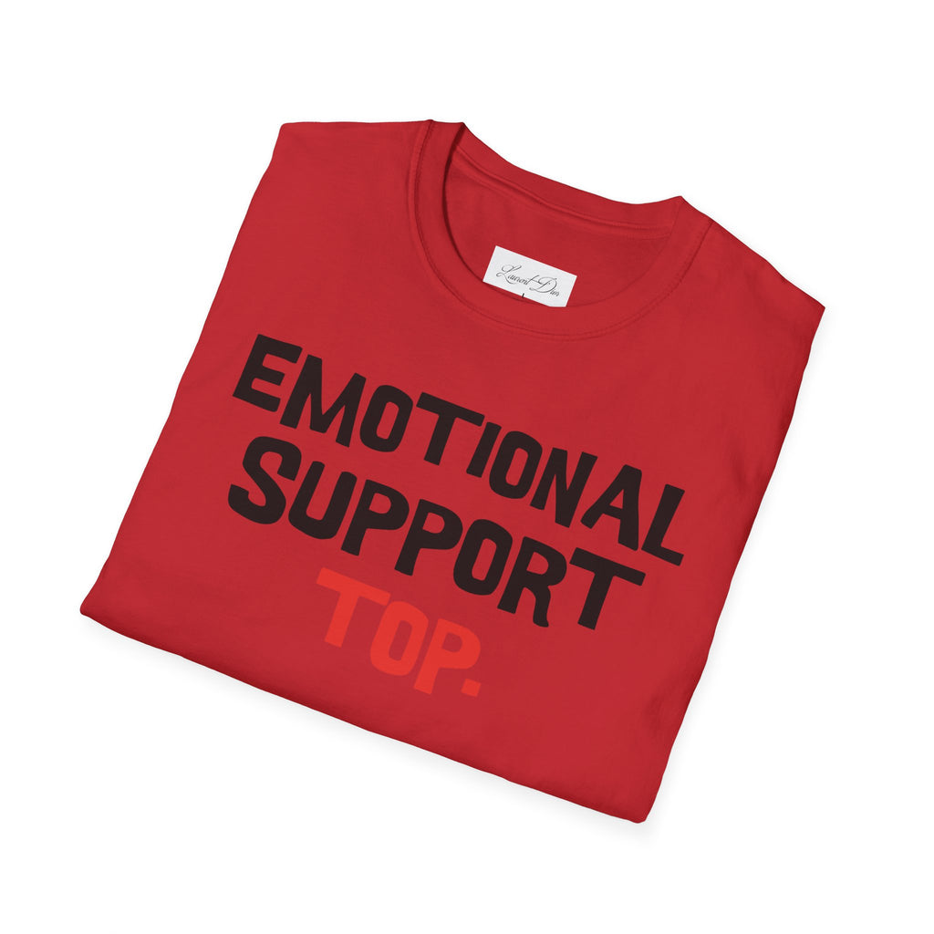 Emotional Support Top T-Shirt — Funny LGBTQ+ Pride Gay Tee