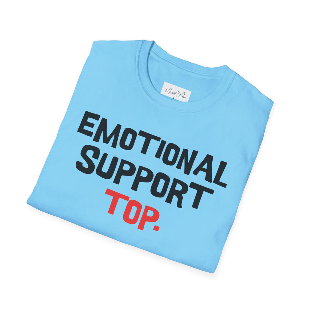 Emotional Support Top T-Shirt — Funny LGBTQ+ Pride Gay Tee
