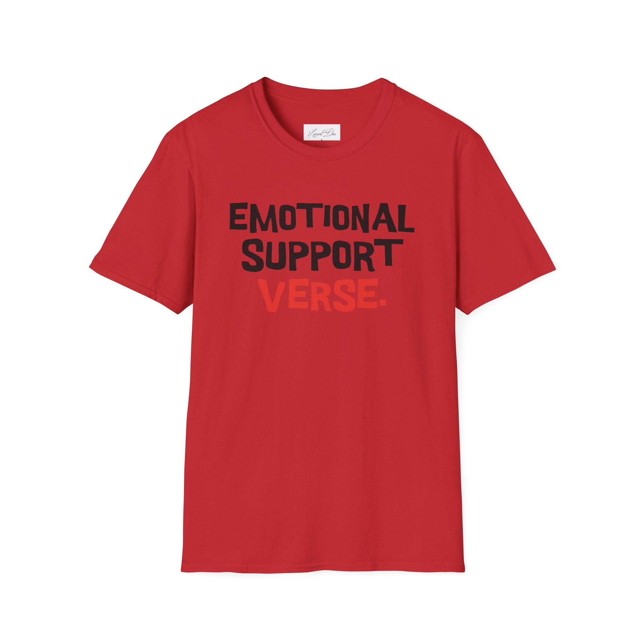 Emotional Support Verse T-Shirt — Funny Poetry Lover Tee
