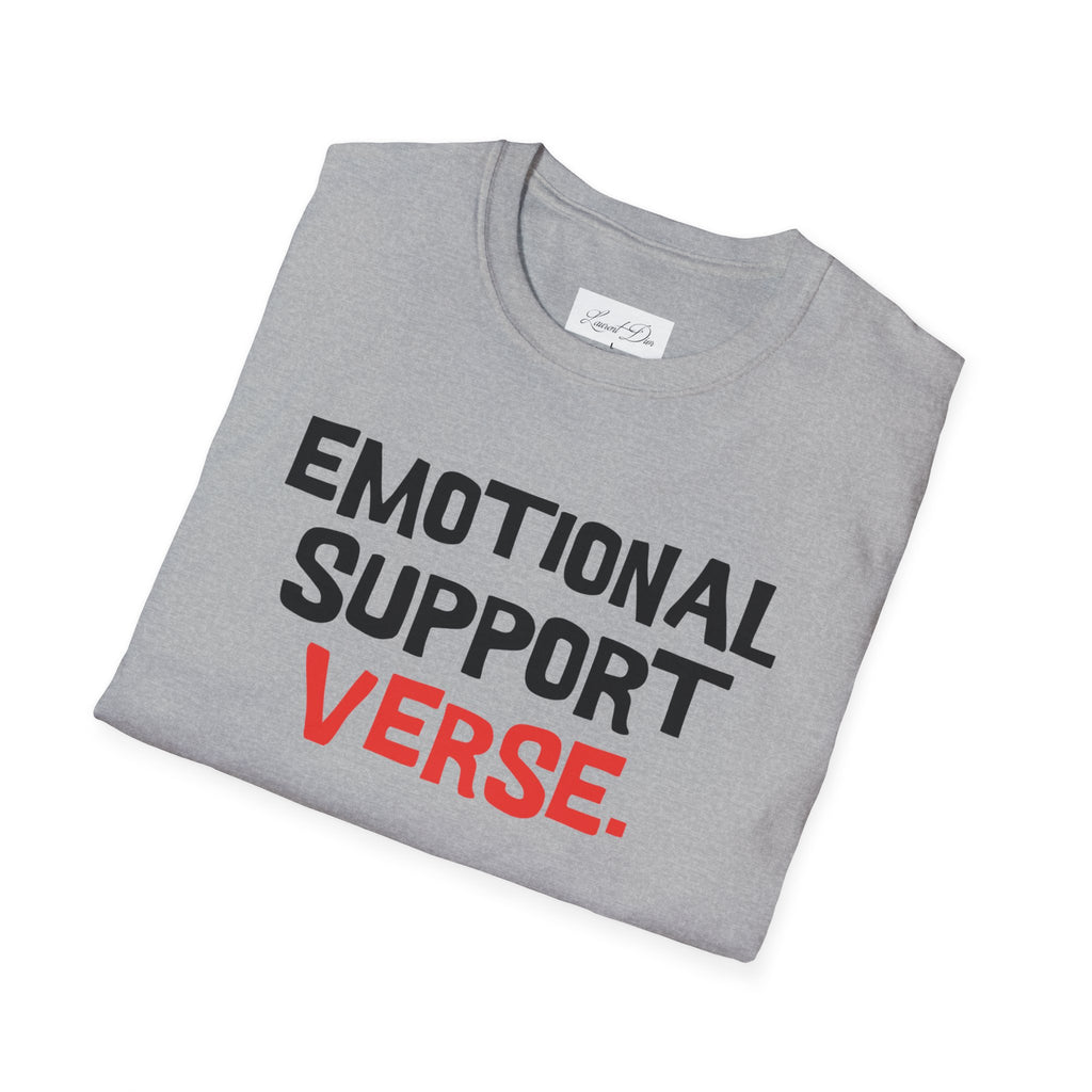 Emotional Support Verse T-Shirt — Funny Poetry Lover Tee