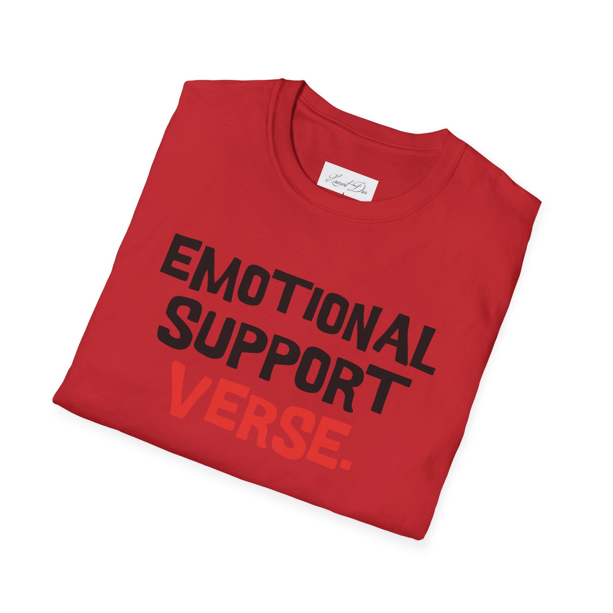 Emotional Support Verse T-Shirt — Funny Poetry Lover Tee