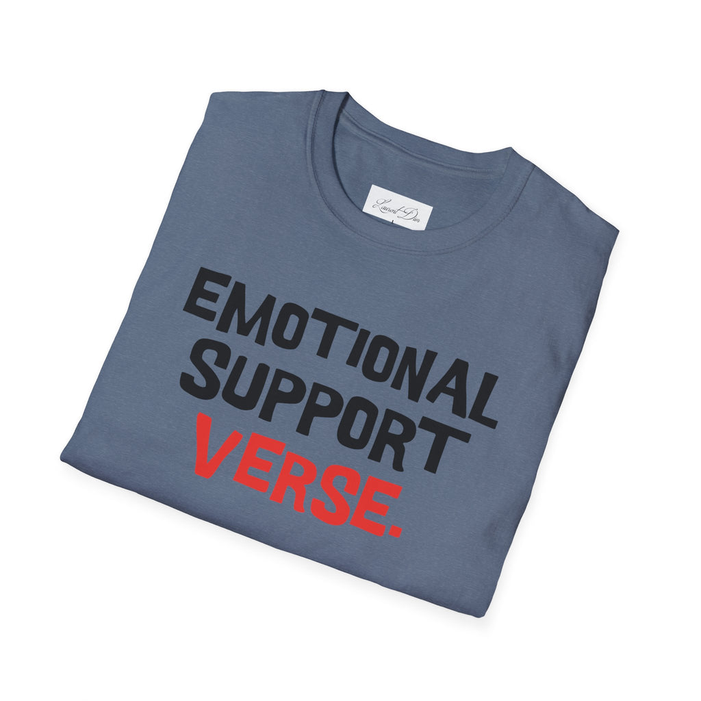 Emotional Support Verse T-Shirt — Funny Poetry Lover Tee