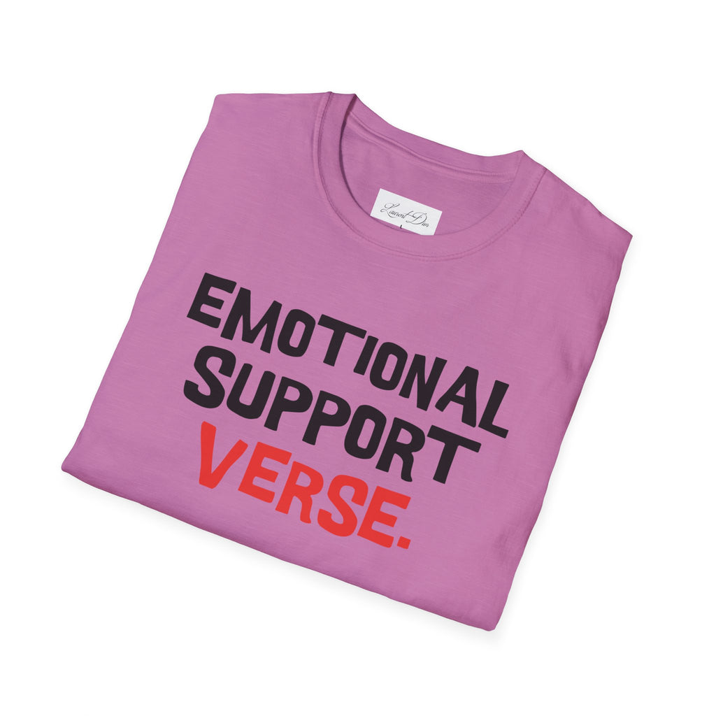 Emotional Support Verse T-Shirt — Funny Poetry Lover Tee