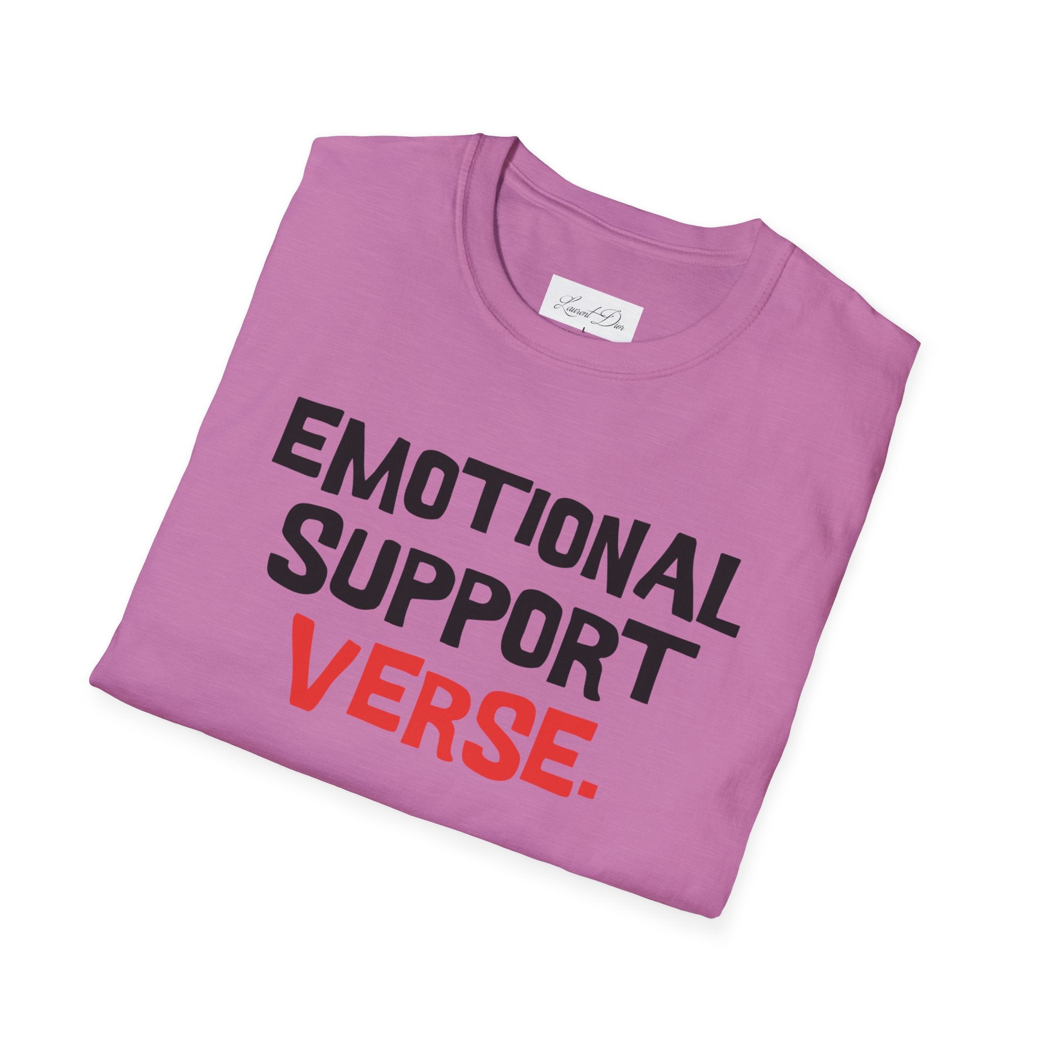 Emotional Support Verse T-Shirt — Funny Poetry Lover Tee