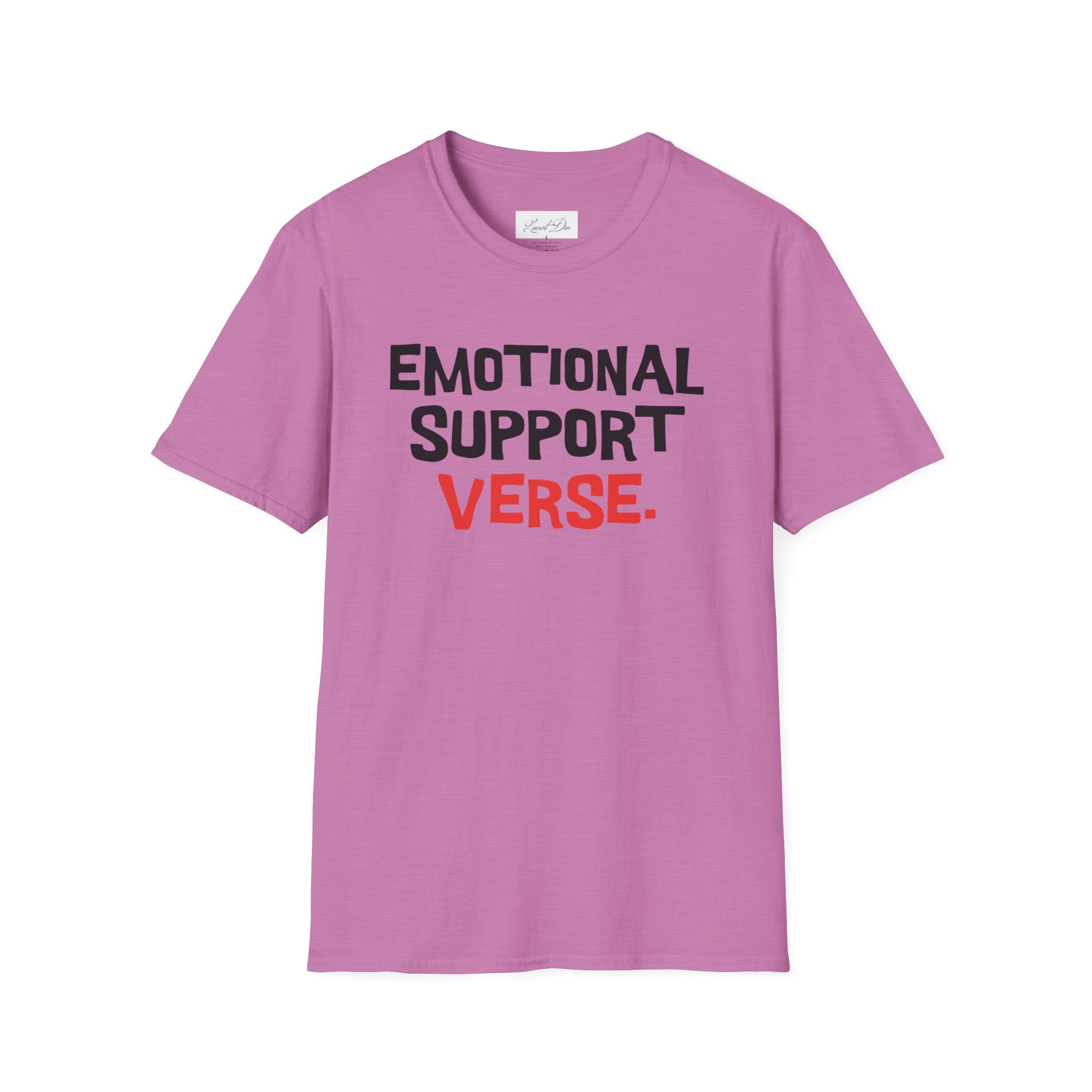 Emotional Support Verse T-Shirt — Funny Poetry Lover Tee