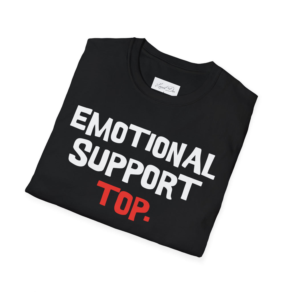 Emotional Support Top T-Shirt — Funny LGBTQ+ Pride Gay Tee