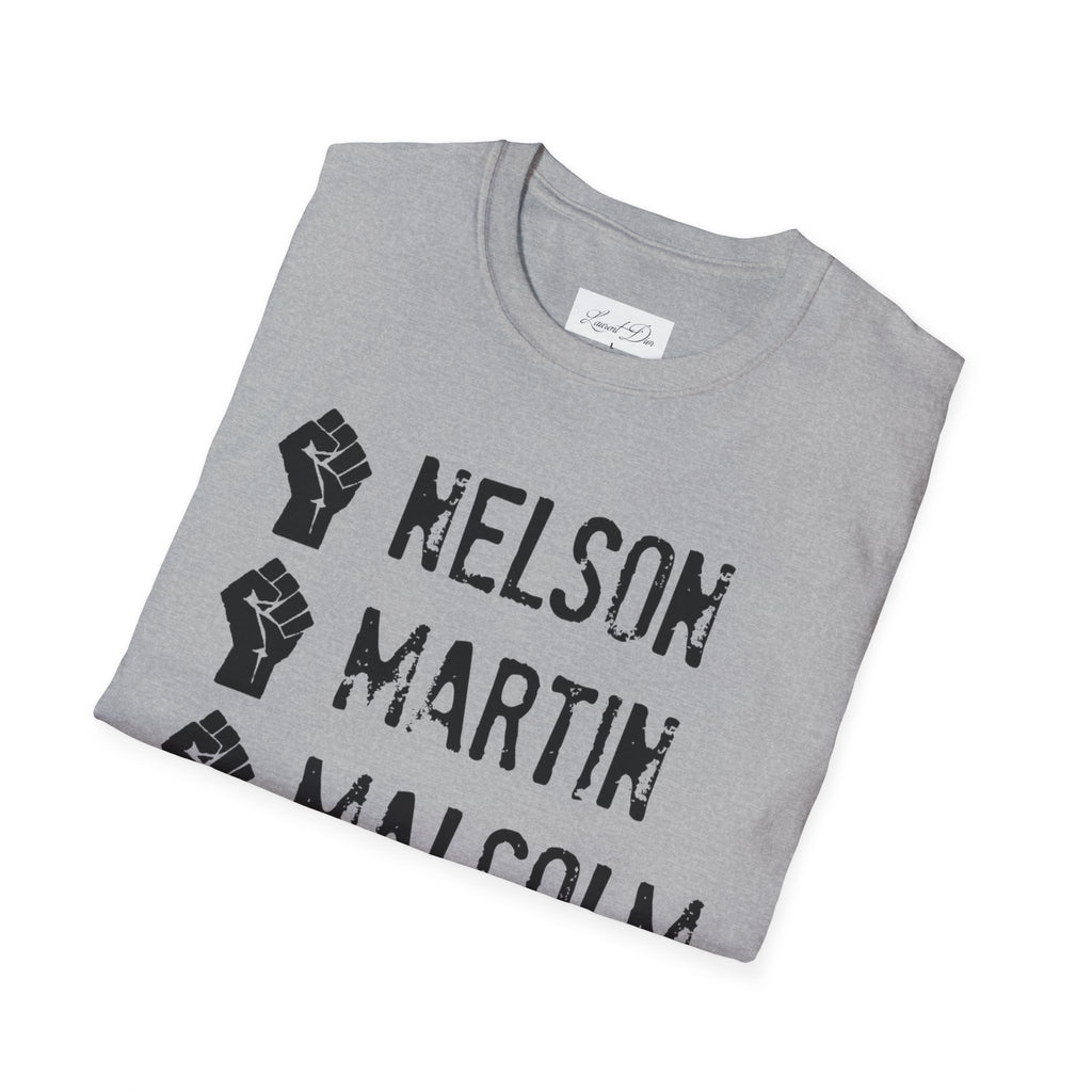 Black Leaders Unisex T-Shirt: Strong Black Men Leaders