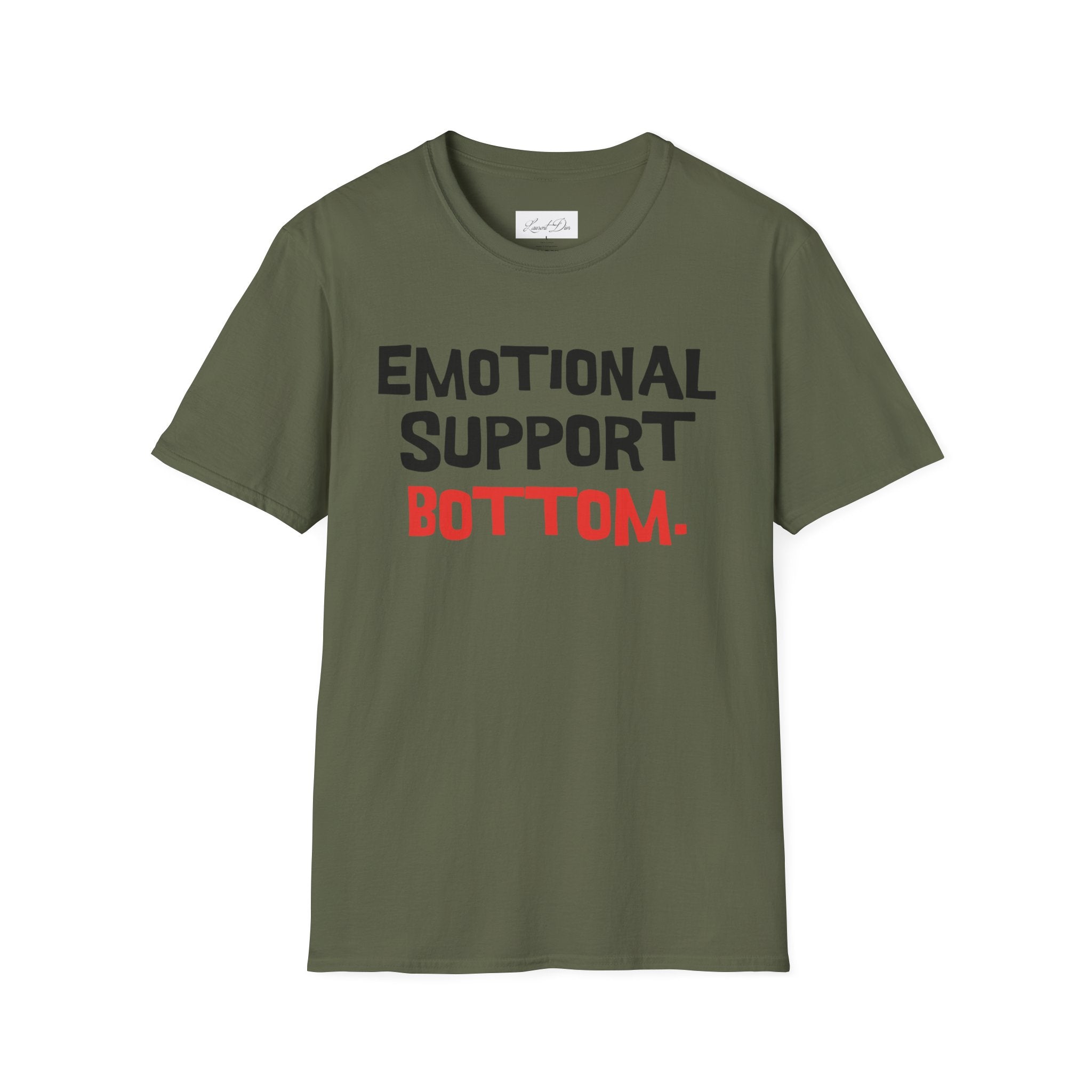 Emotional Support Bottom T-Shirt — Funny LGBTQ+ Pride Gay Tee