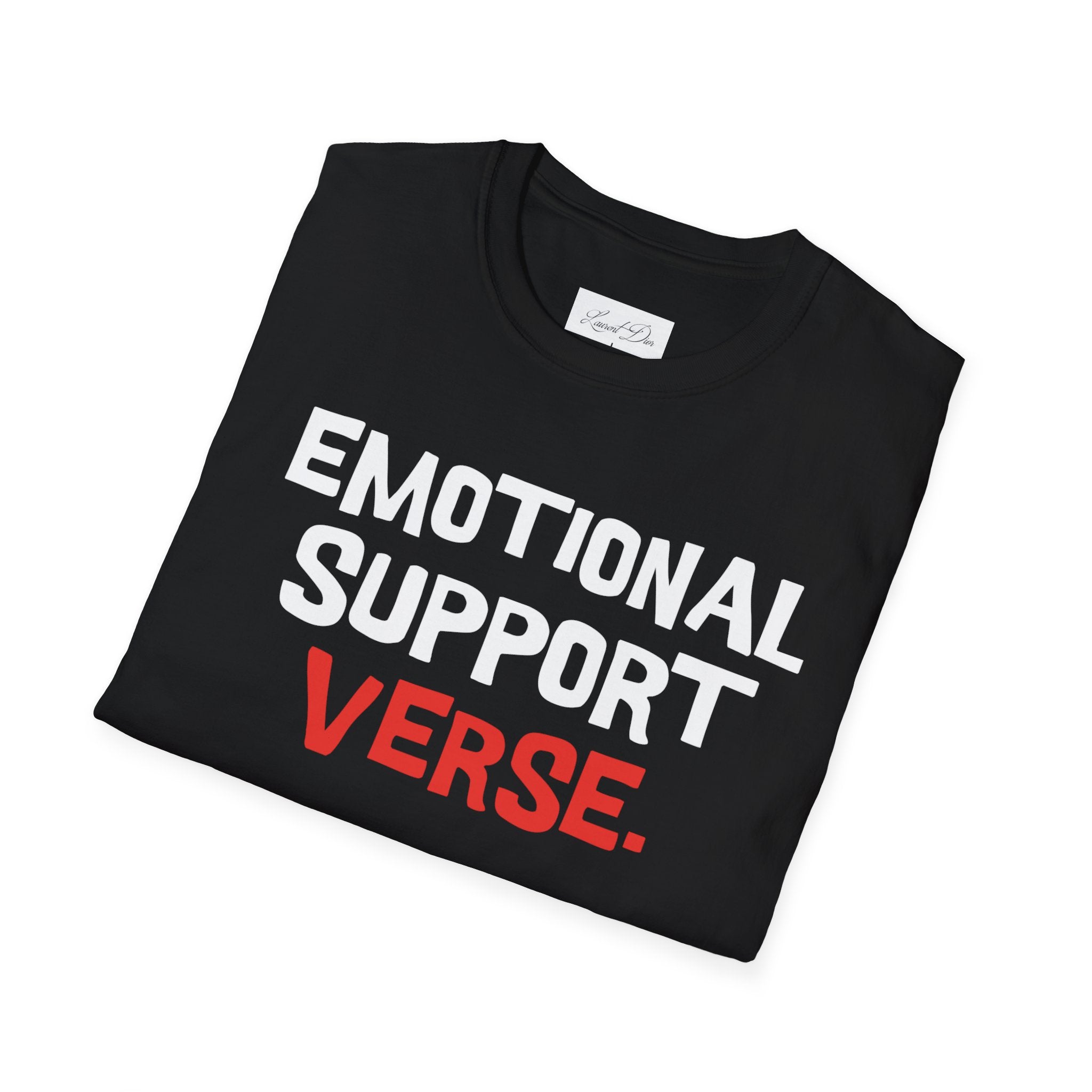 Emotional Support Verse T-Shirt — Funny Poetry Lover Tee