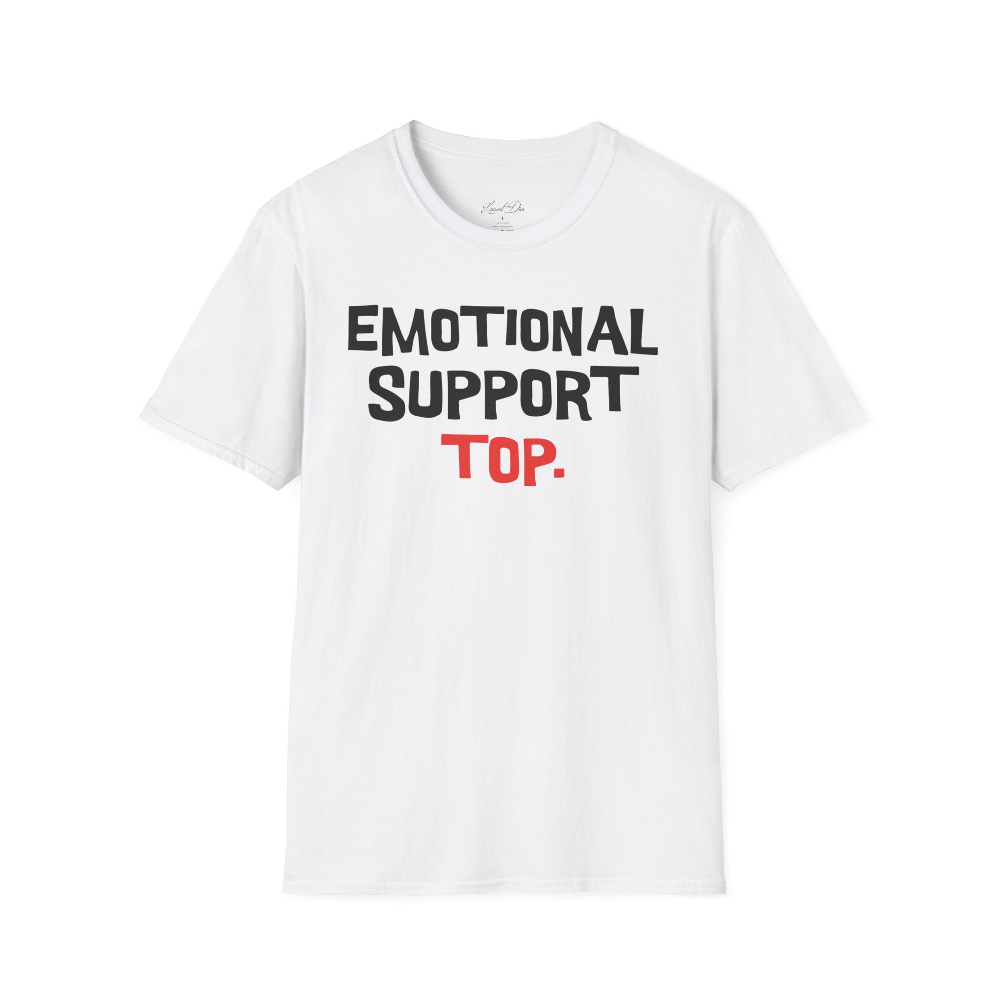 Emotional Support Top T-Shirt — Funny LGBTQ+ Pride Gay Tee