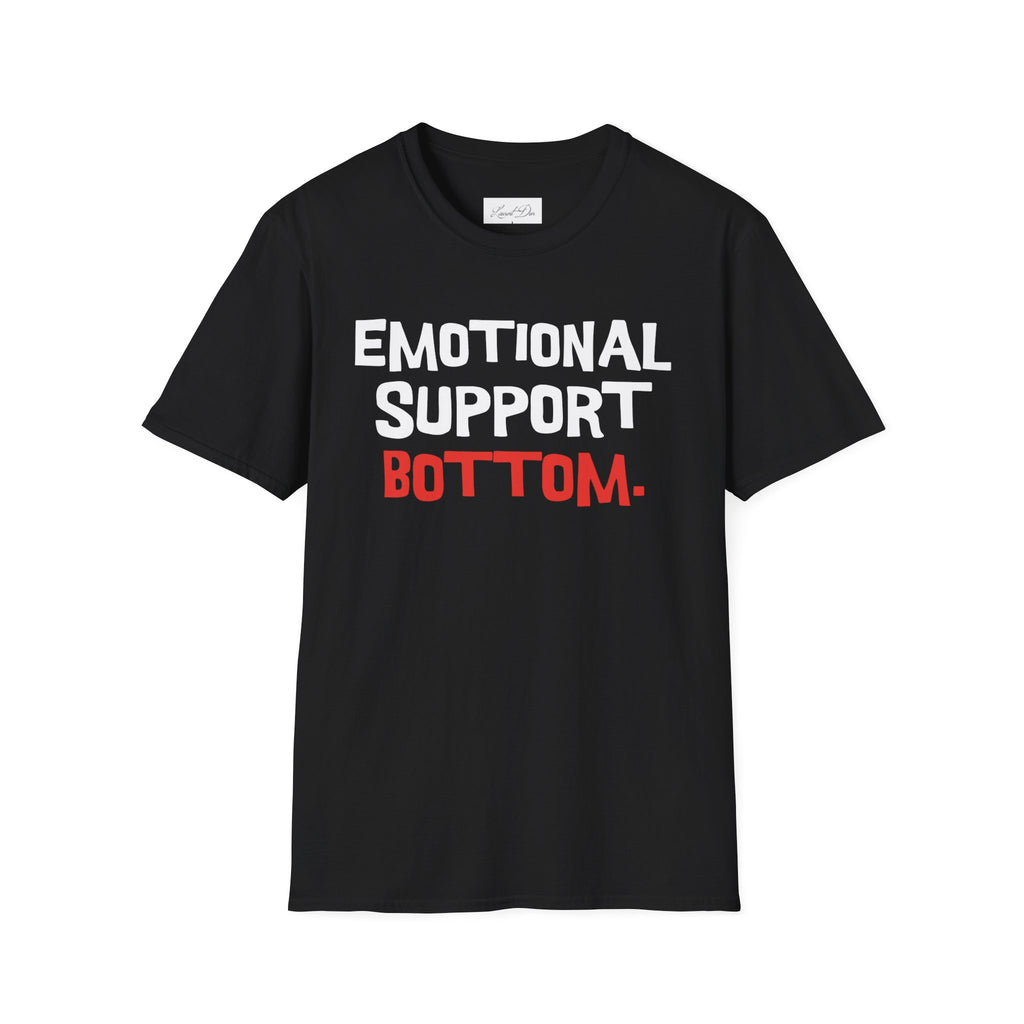Emotional Support Bottom T-Shirt — Funny LGBTQ+ Pride Gay Tee