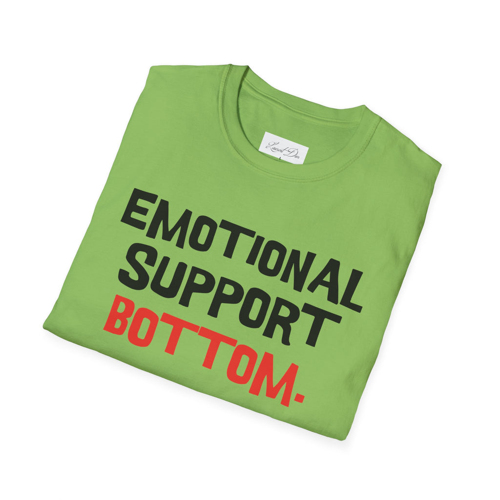 Emotional Support Bottom T-Shirt — Funny LGBTQ+ Pride Gay Tee