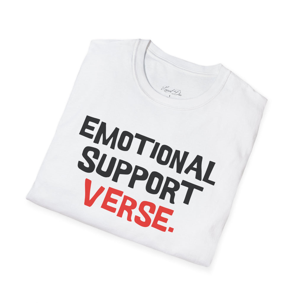 Emotional Support Verse T-Shirt — Funny Poetry Lover Tee