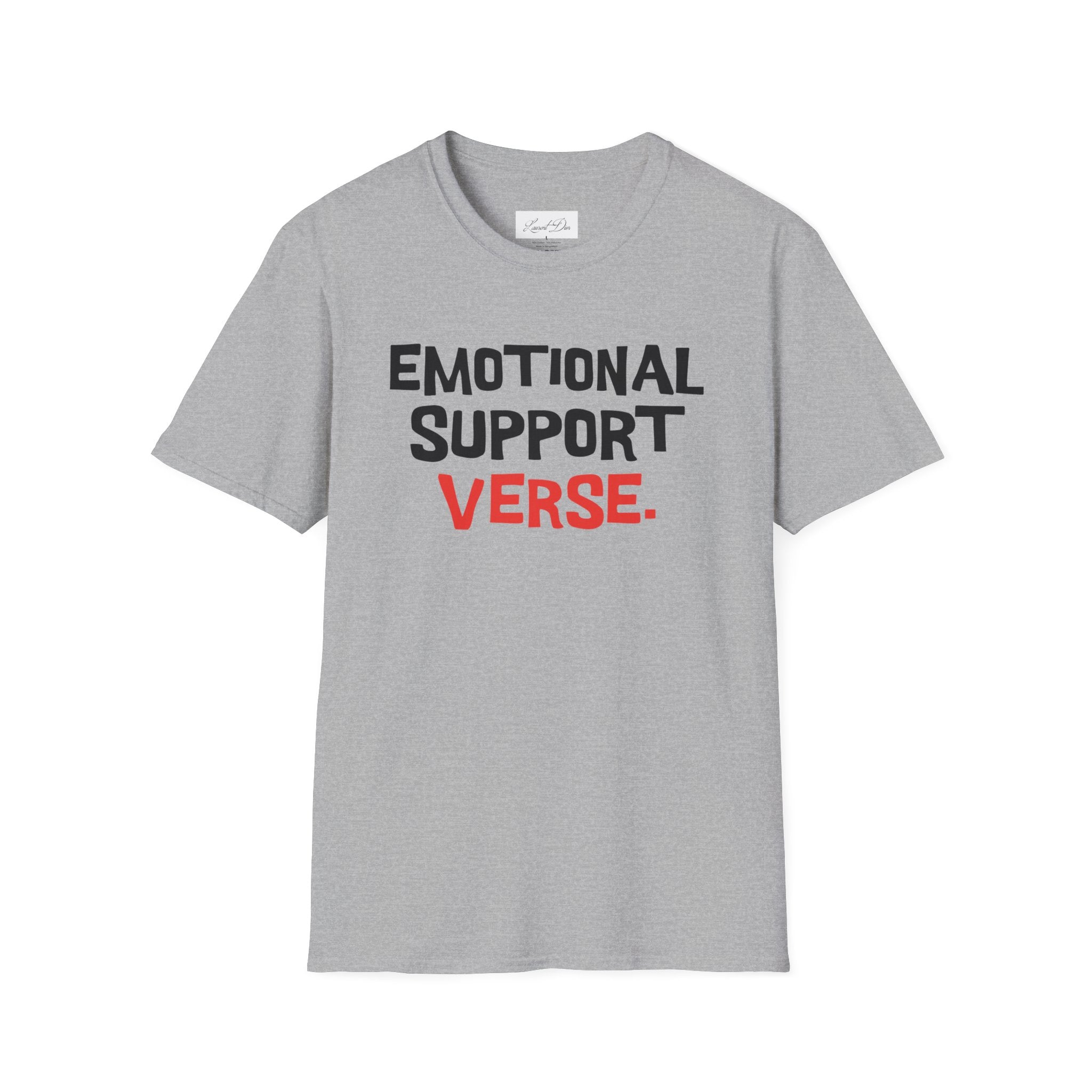 Emotional Support Verse T-Shirt — Funny Poetry Lover Tee