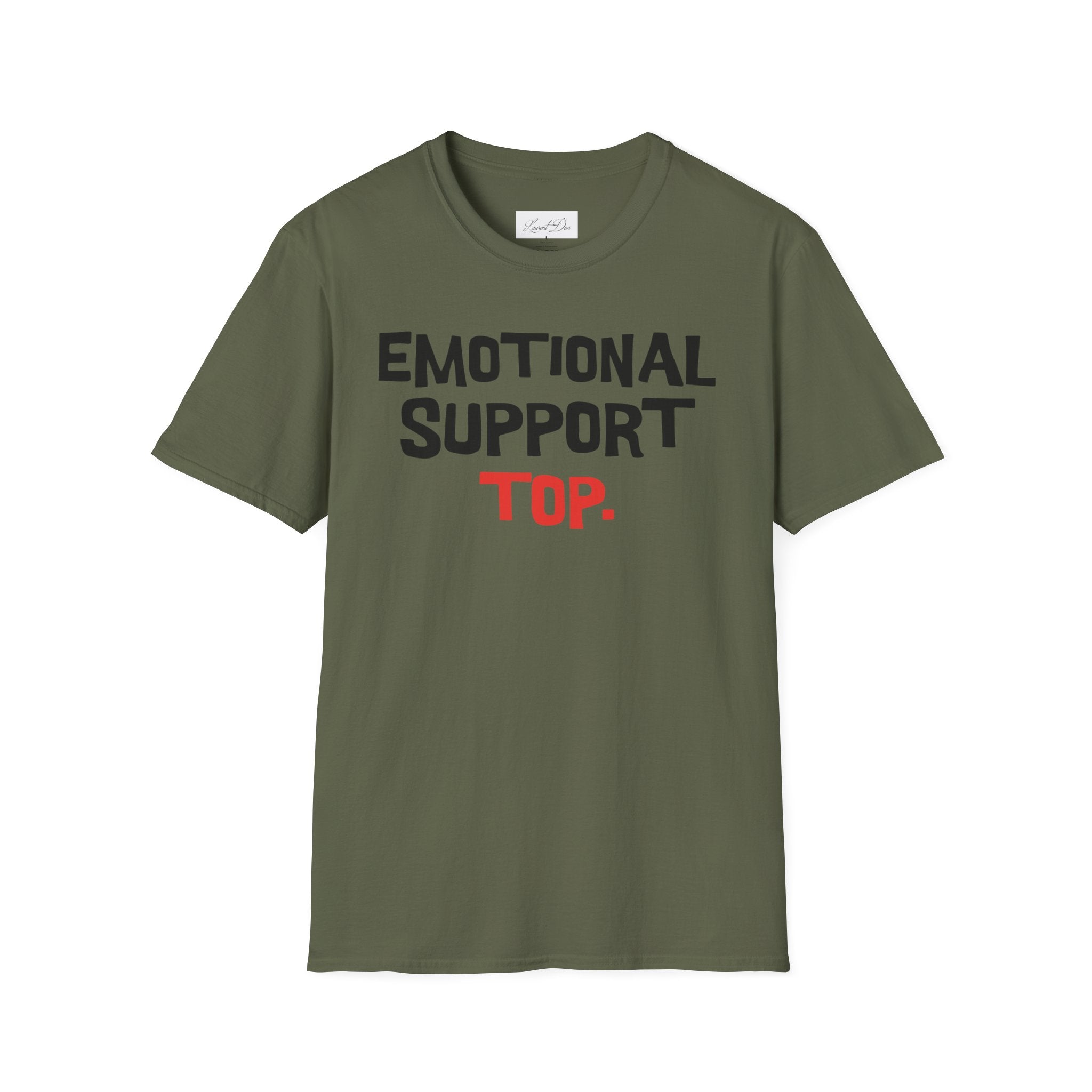 Emotional Support Top T-Shirt — Funny LGBTQ+ Pride Gay Tee
